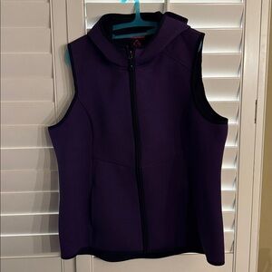 Gerry Weber Women's Hooded Purple/Black Two-Tone Vest